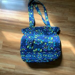 Very Bradley Blue Floral Purse
